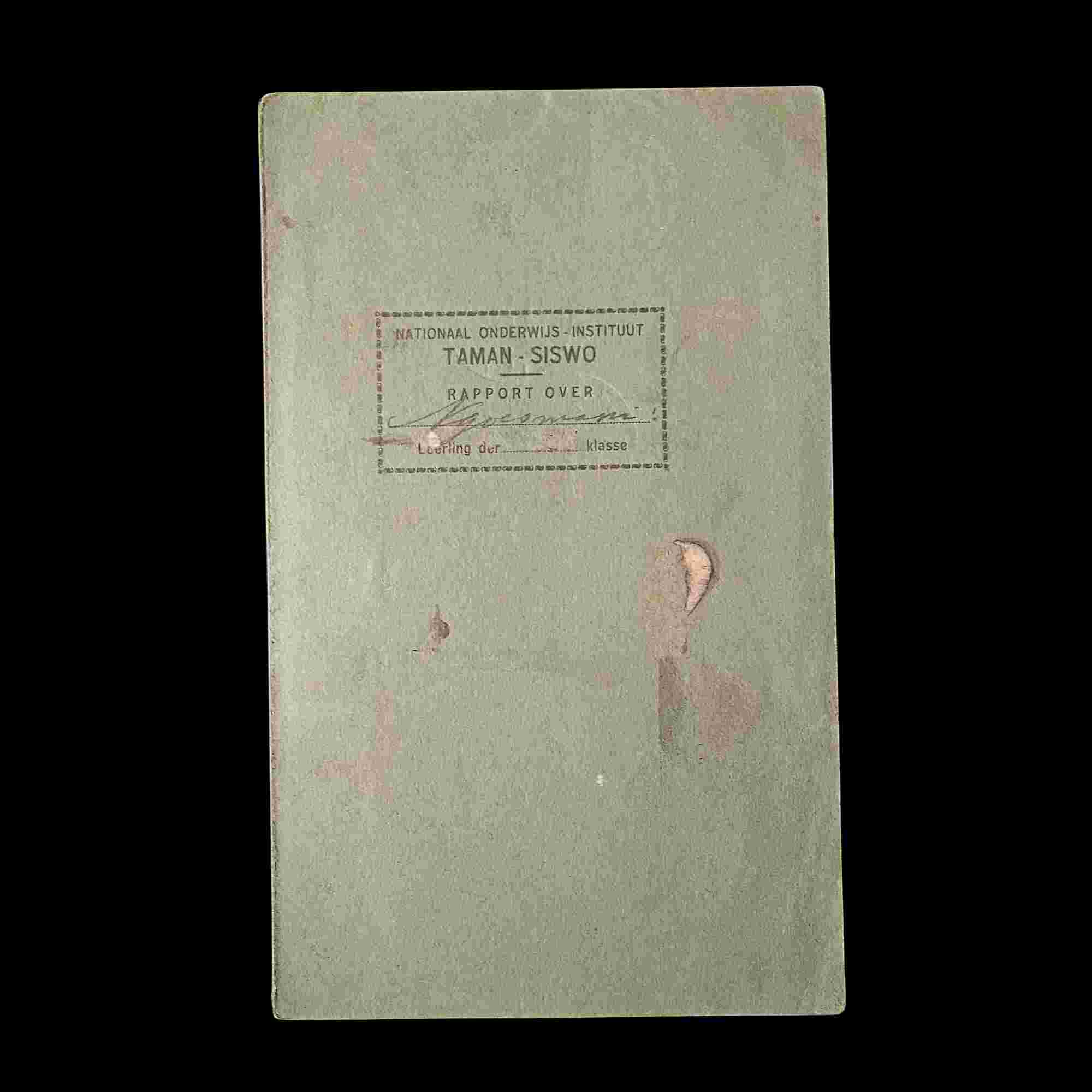 Antik Hollandsch - Inlandsche Rapport Van R.Ngoesmani 1915 - 1925 Tua