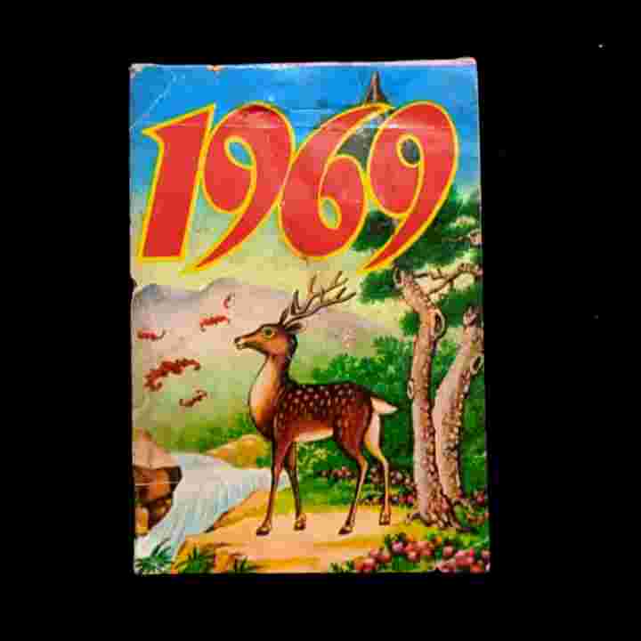 Kalender Lama Harian 1969 Penanggalan Masehi Cina NOS Antik