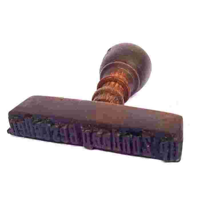 Barang Antik Segel Stempel Kayu Swanci Cina OP ZONDAAG BESTELLEN Jadul