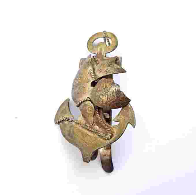 Barang Antik Gantungan Kunci Tua Bahan Perak Kode 800 Utuh Kuno