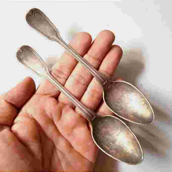 Antik Sendok Teh Ex HOTEL DU PAVILLON SEMARANG Era Kolonial 1847's