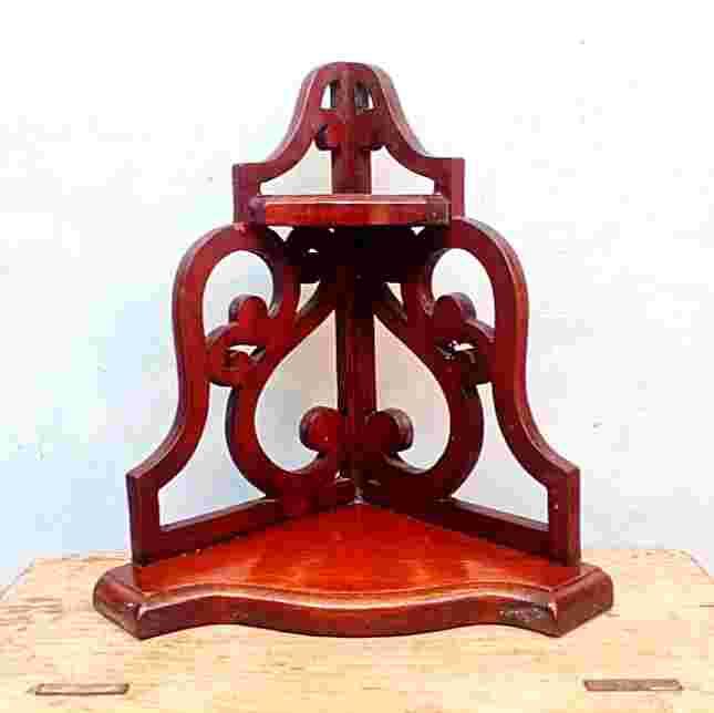 Barang Jadul Tatakan Susun Kayu Jati Untuk Keramik /Lain Antik