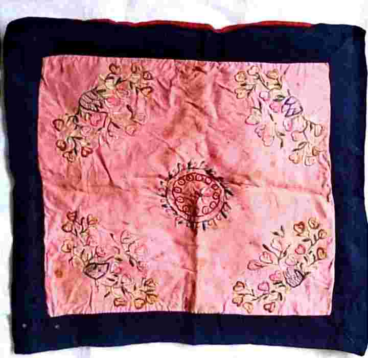 Barang Jadul Kain Taplak Altar Blacu Tua Peranakan Kuno Antik Lawas