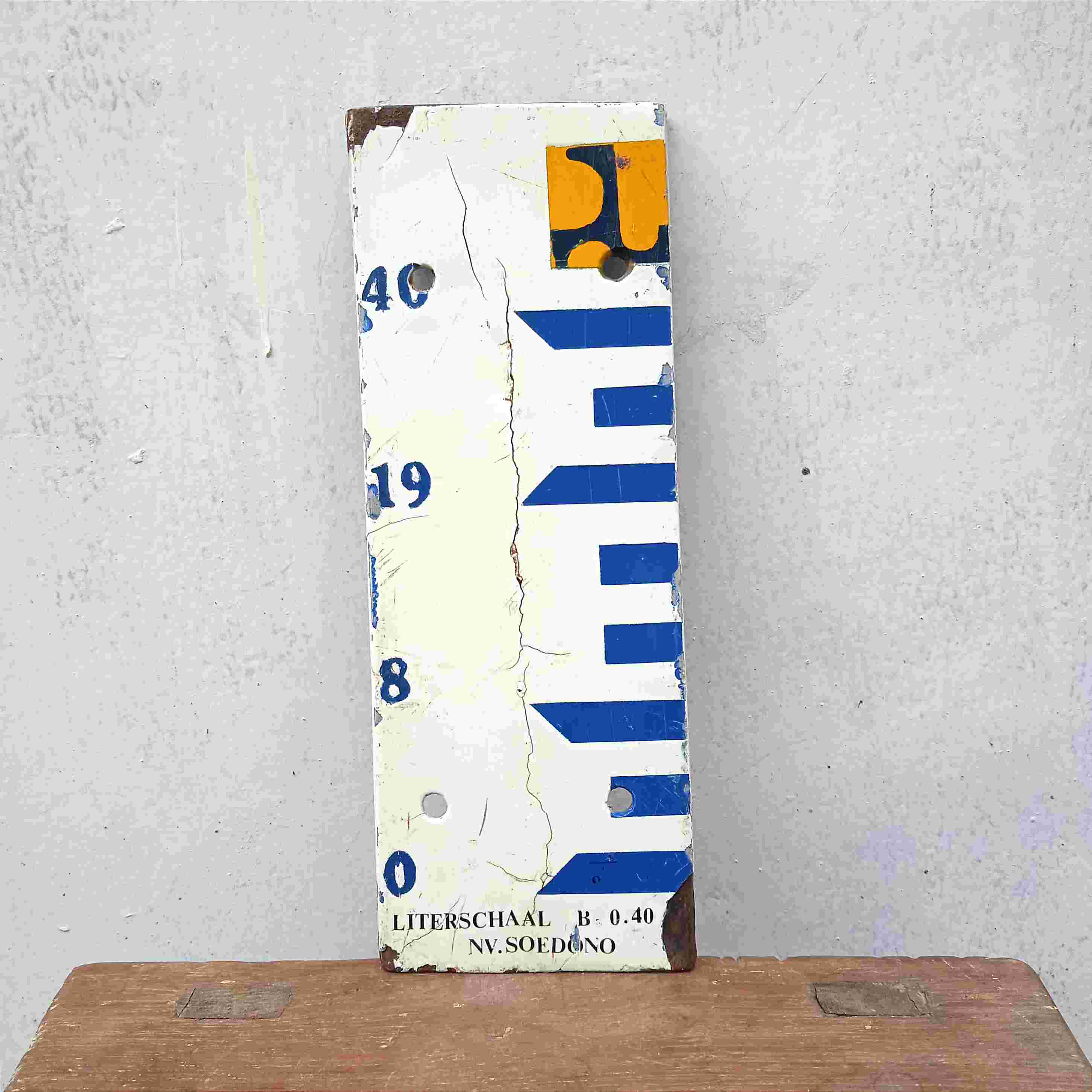 Antik Dekorasi Lama Alat Pengujur Air Literschaal NV.SOEDONO & CO