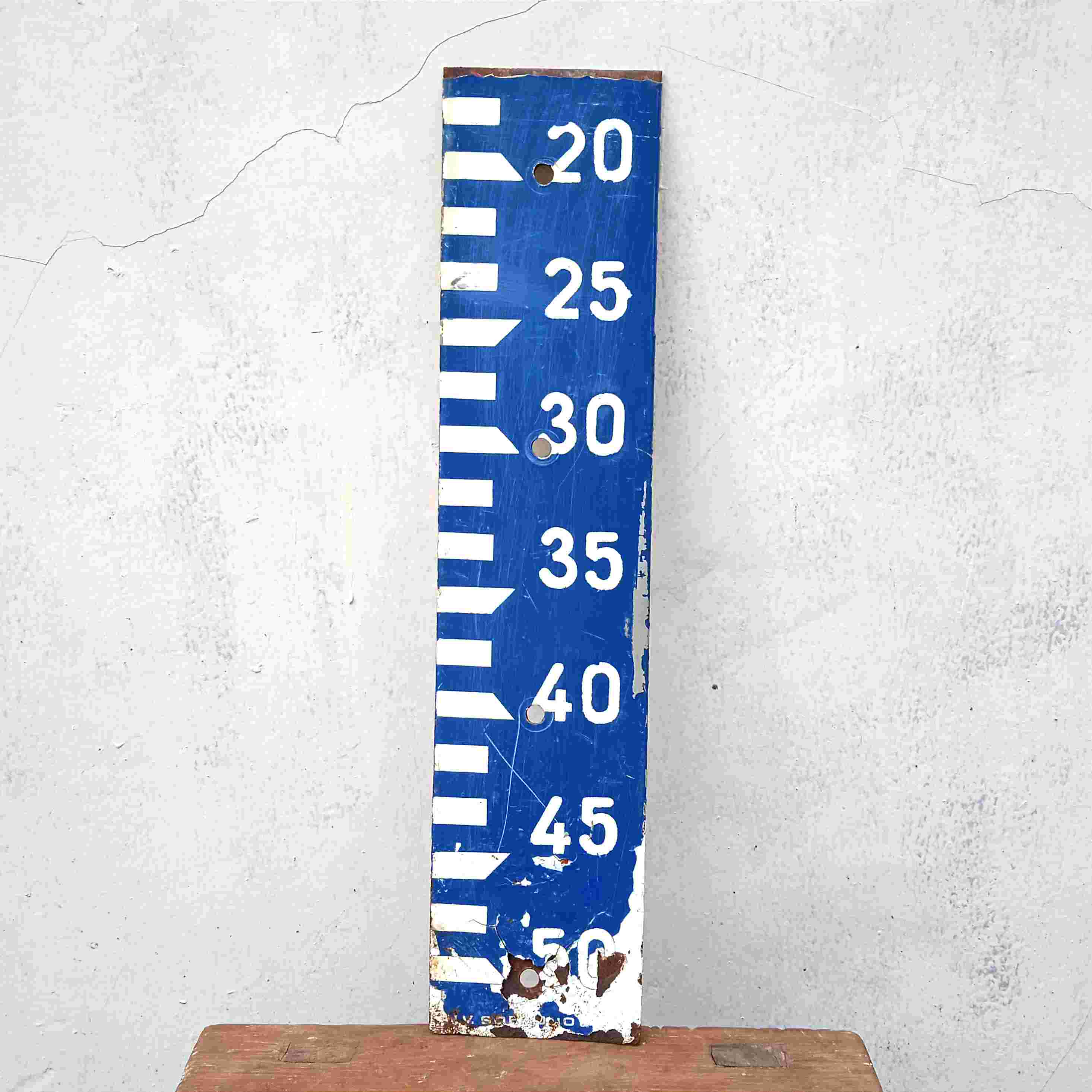 Antik Alat Pengukur Air Lama Besi Tebal NV.SOEDONO & CO Tua