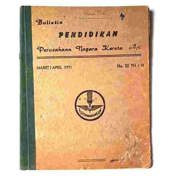 Buku Lama Bulletin Pendidikan Perusahaan Negara Kereta Api 1971