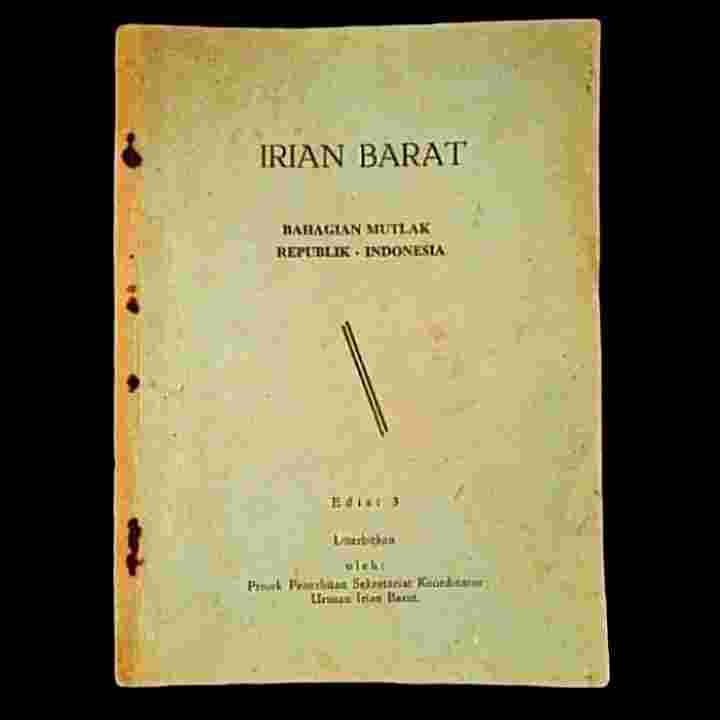 Buku Lama Langka Irian Barat Bahagian Mutlak RI 1964 Antik