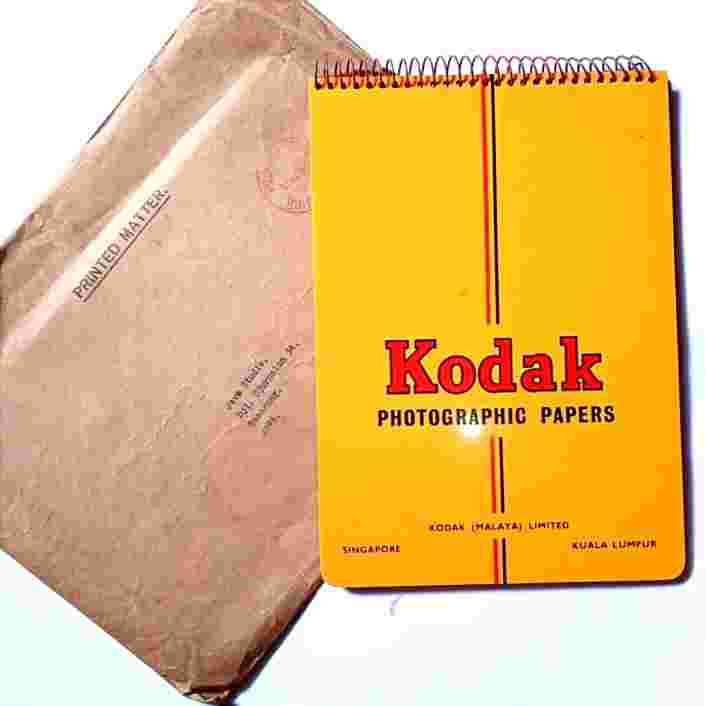 Antik Buku Contoh Kertas Foto KODAK Ex JAVA STUDIO Tua