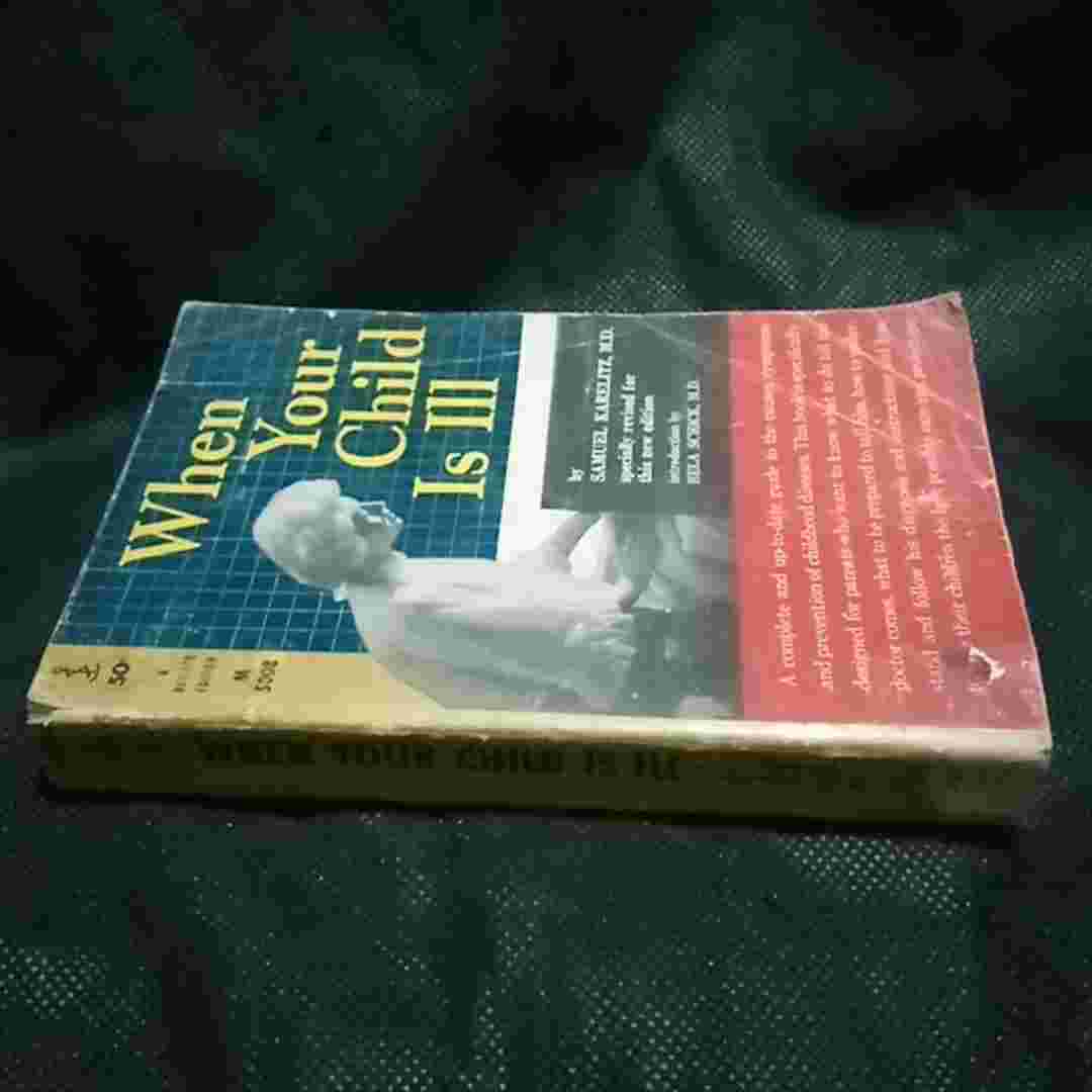 Buku Tua 1959 - WHEN YOUR CHILD IS ILL - By Leonardo Brain - Printed in USA