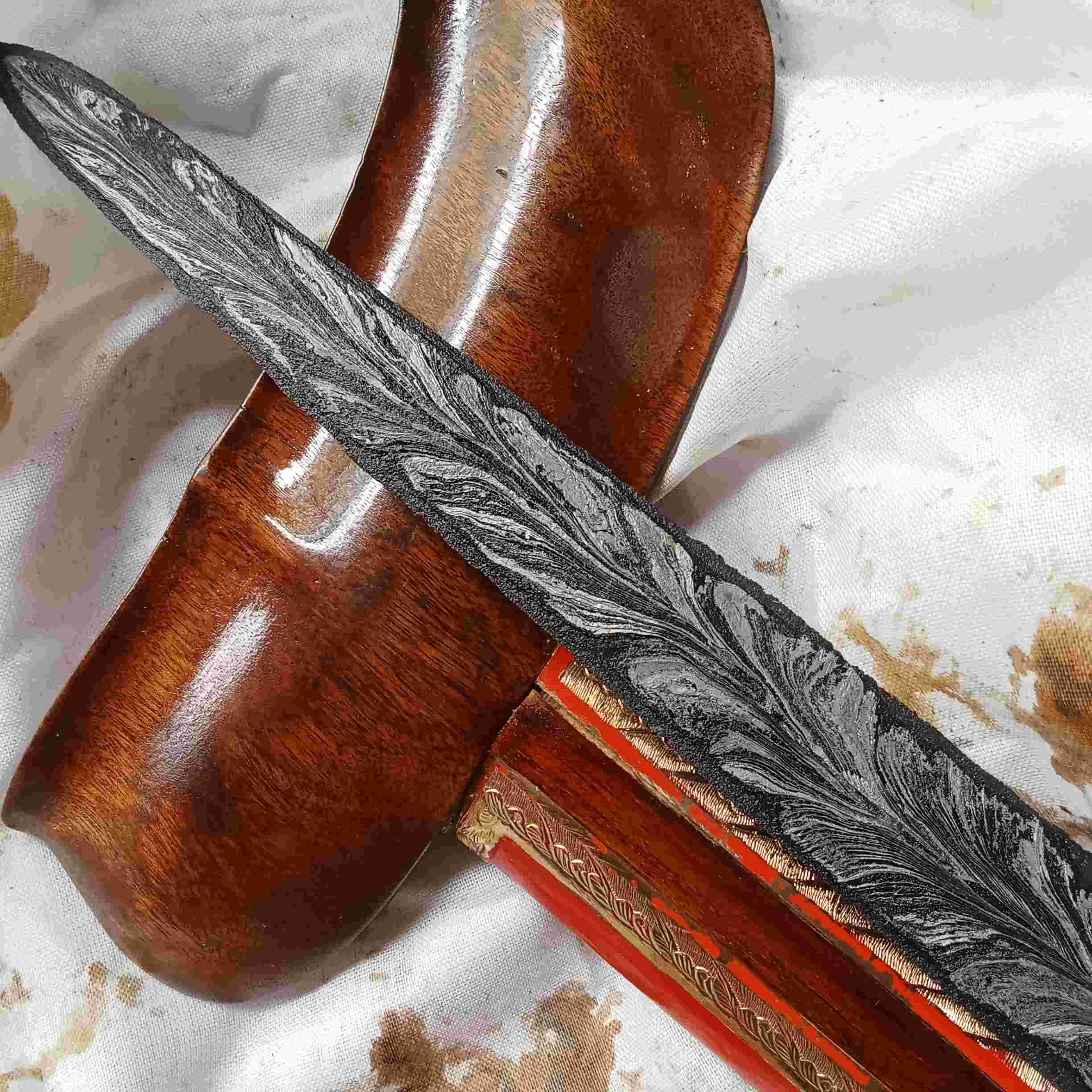 Keris Brojol Pamor Sekar Mayang Utawi Pari Sak Uli Langka Layak Koleksi 