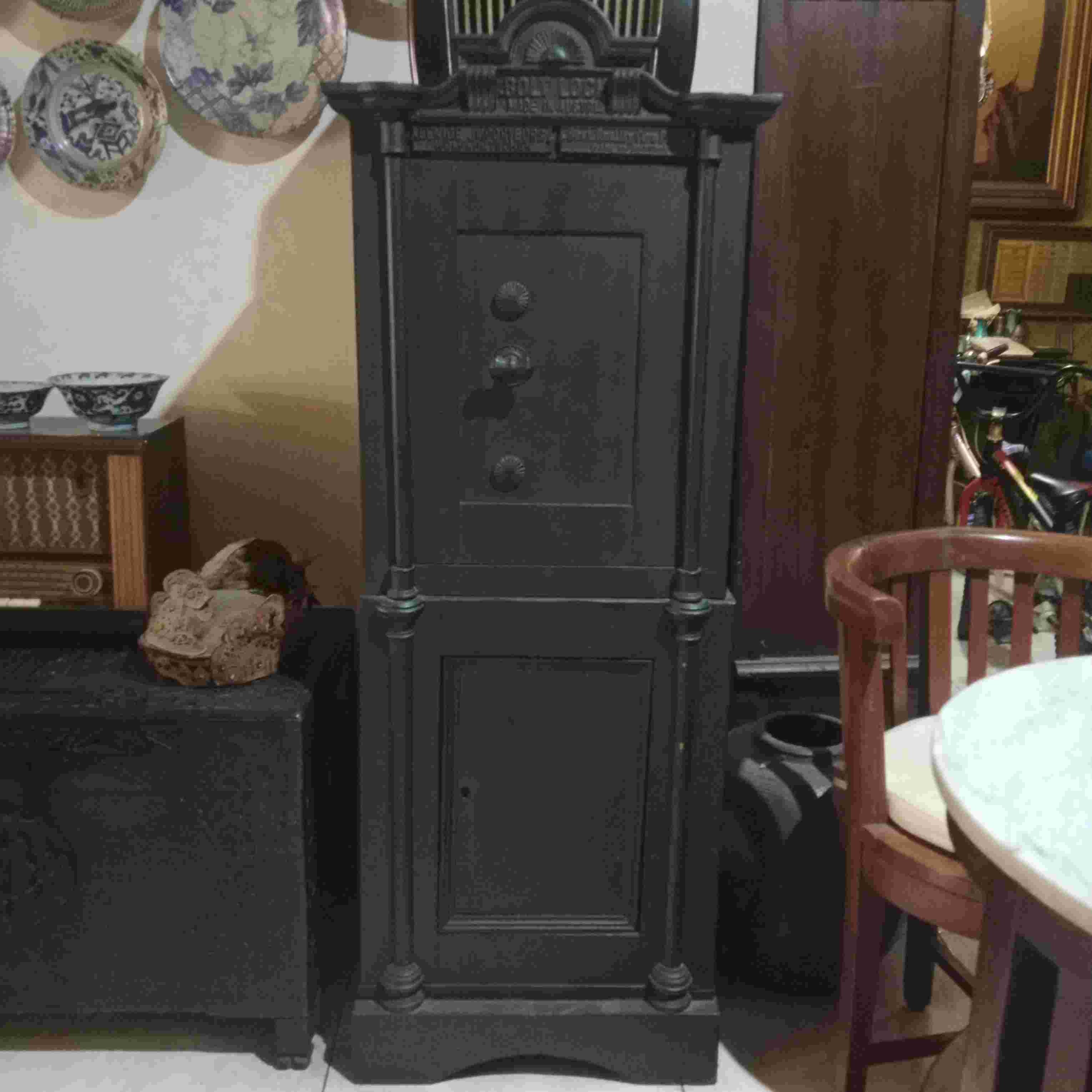 BRANKAS LEMARI BESI KUNO ANTIK BOLT LOCK MADE IN AUSTRIA