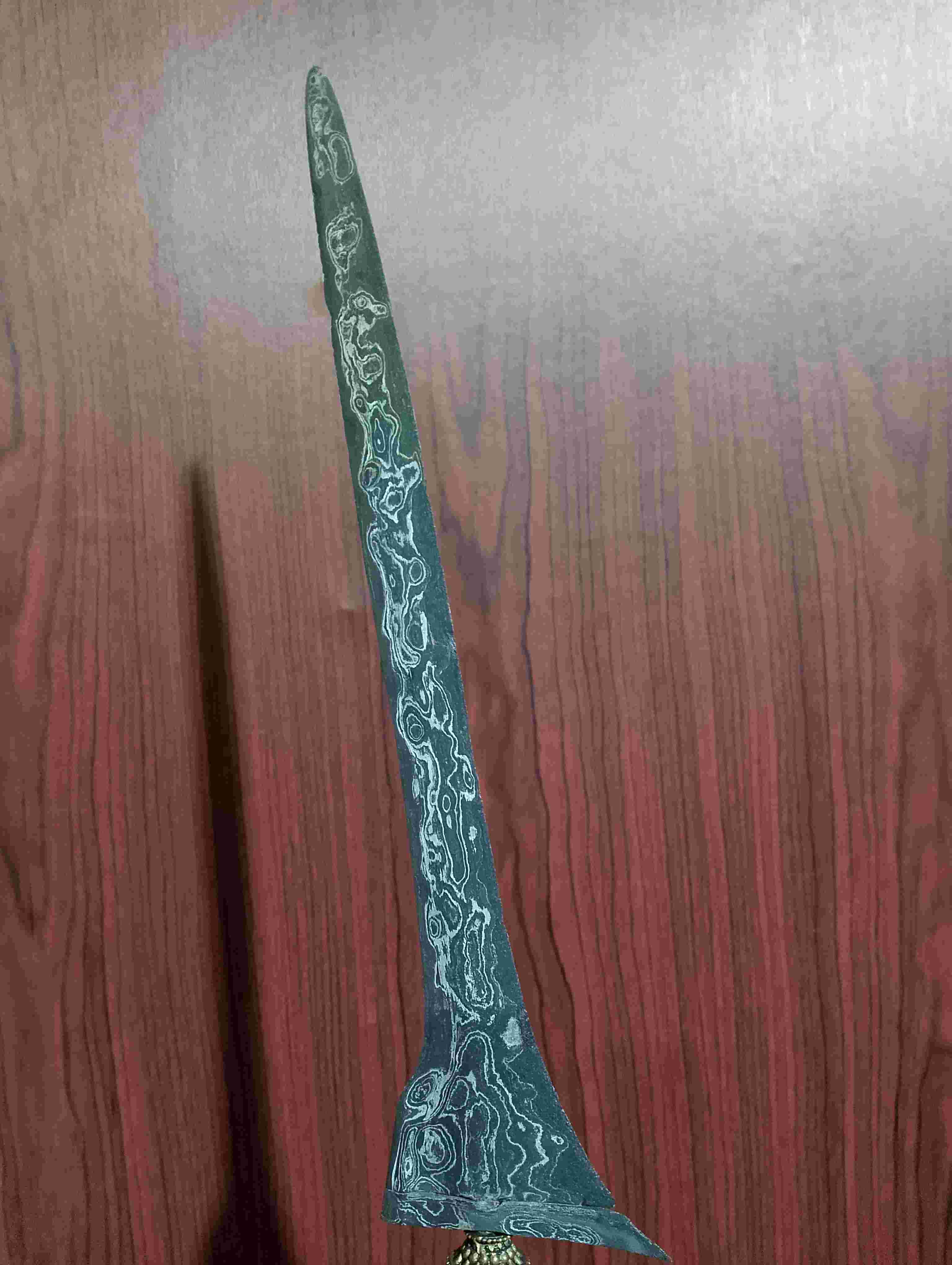 Keris Tilam Upih Pamor Udan Emas Tiban 