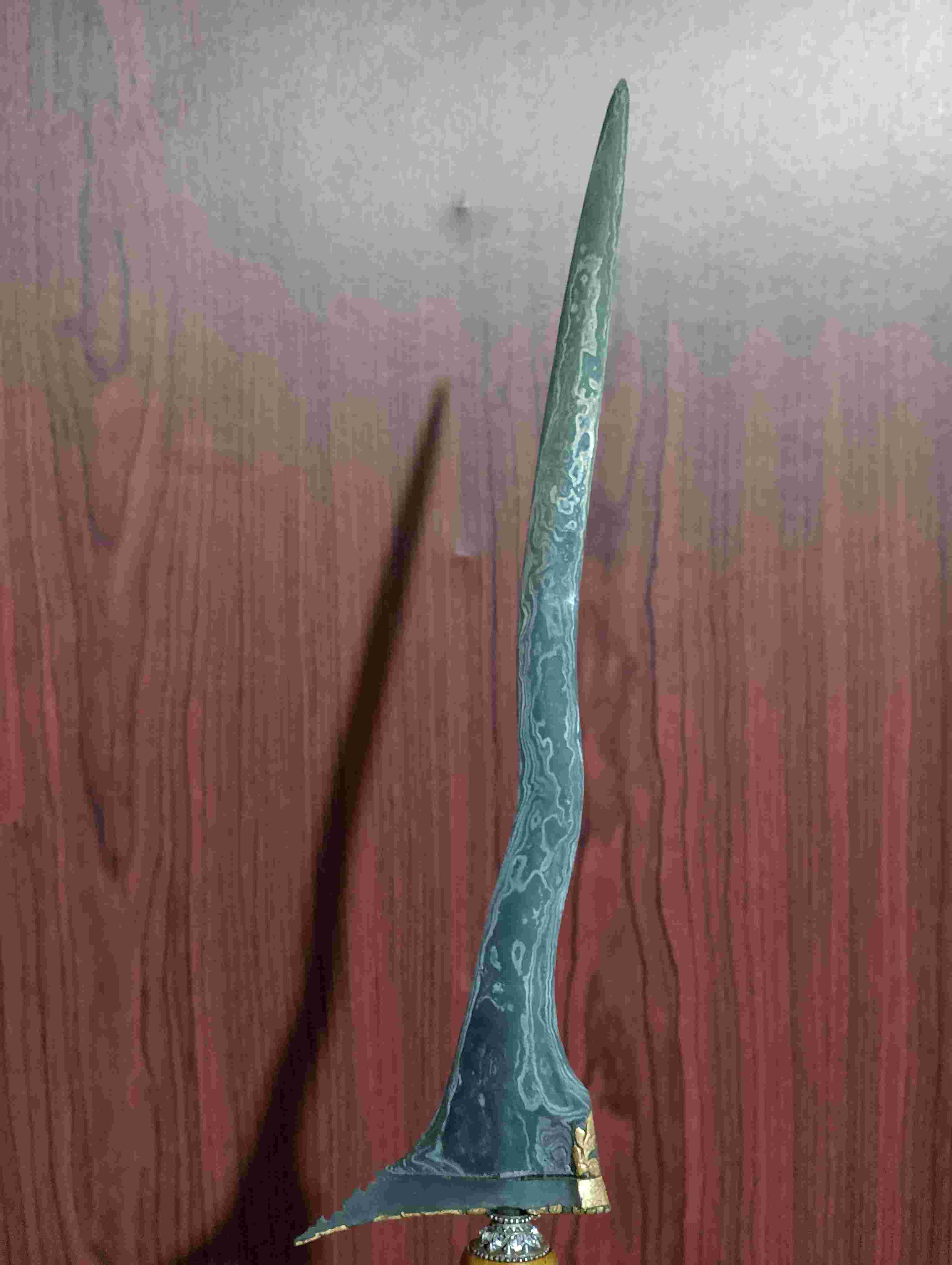 Keris Mahesa Nempuh Luk 3 Kinatah Emas 