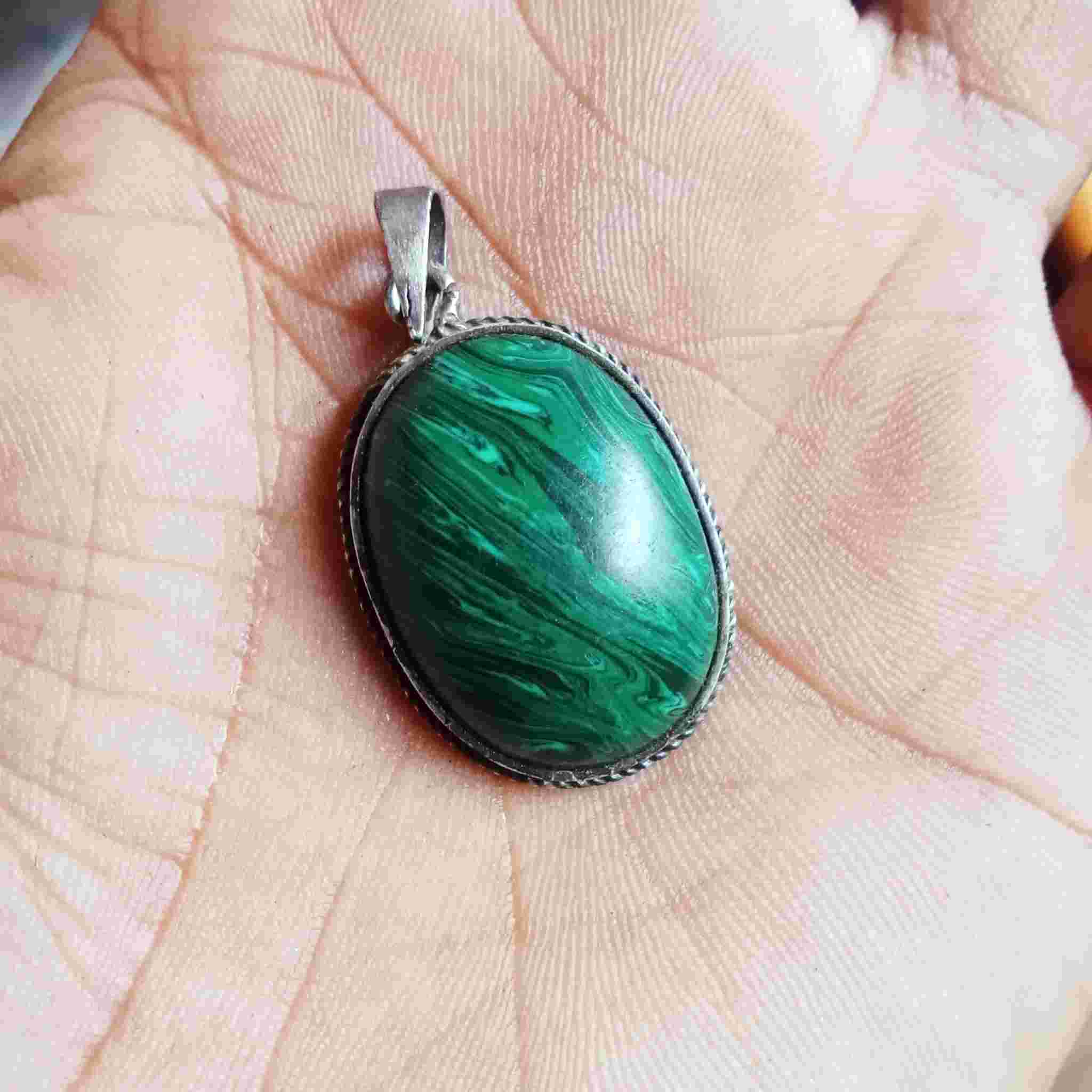 Giok Laut Emban Perak Asli Blessing Proteksi 