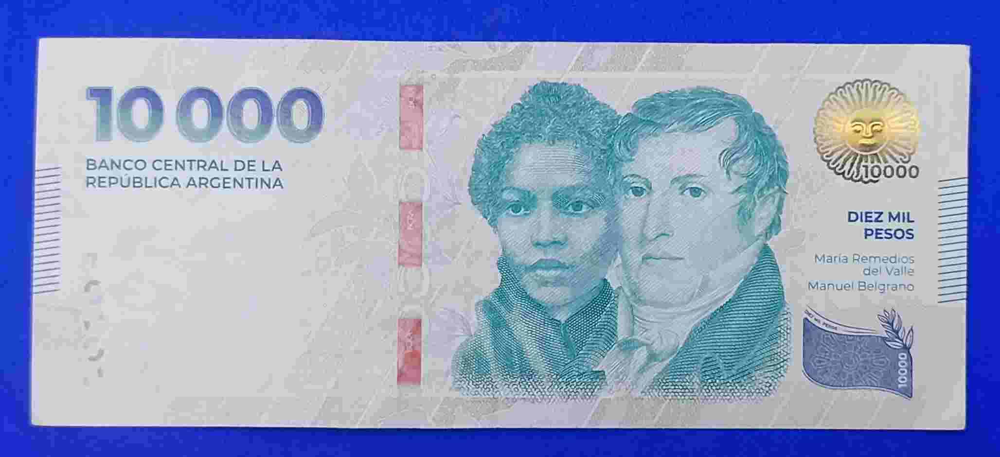 UANG ARGENTINA 10.000 PESOS