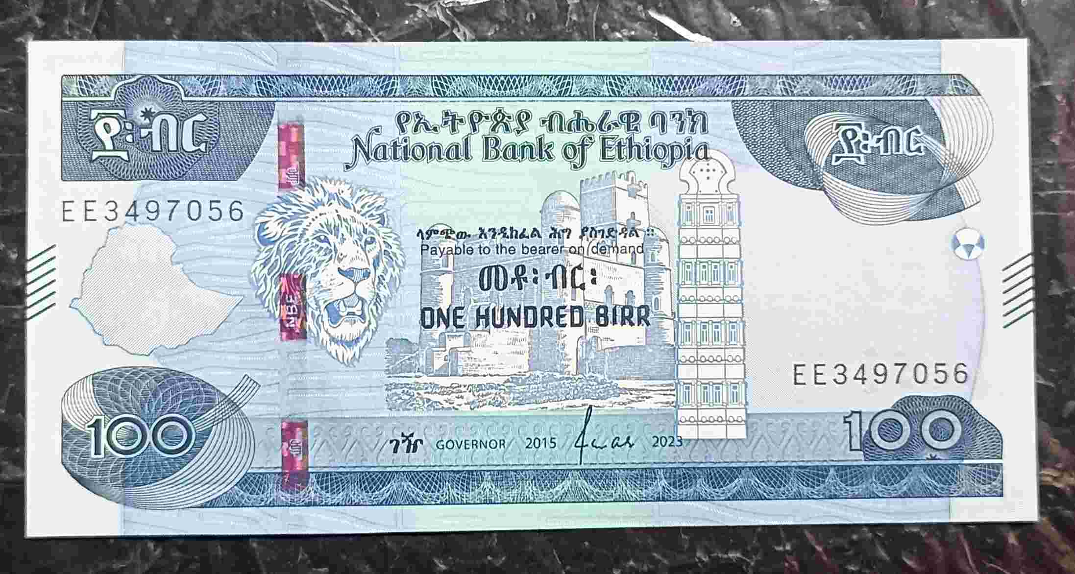 UANG ETHIOPIA 100 BIRR