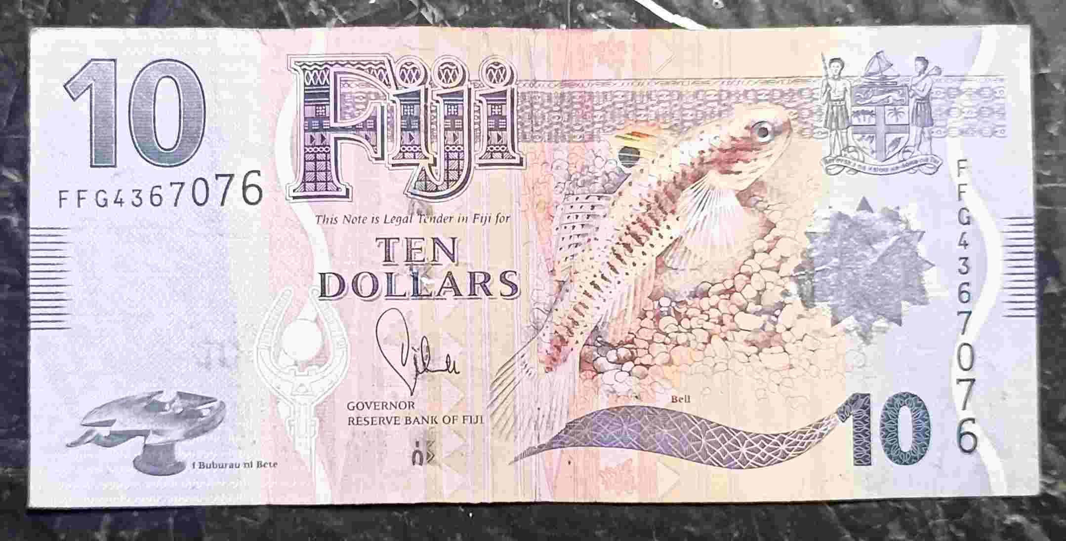 UANG FIJI 10 DOLLARS