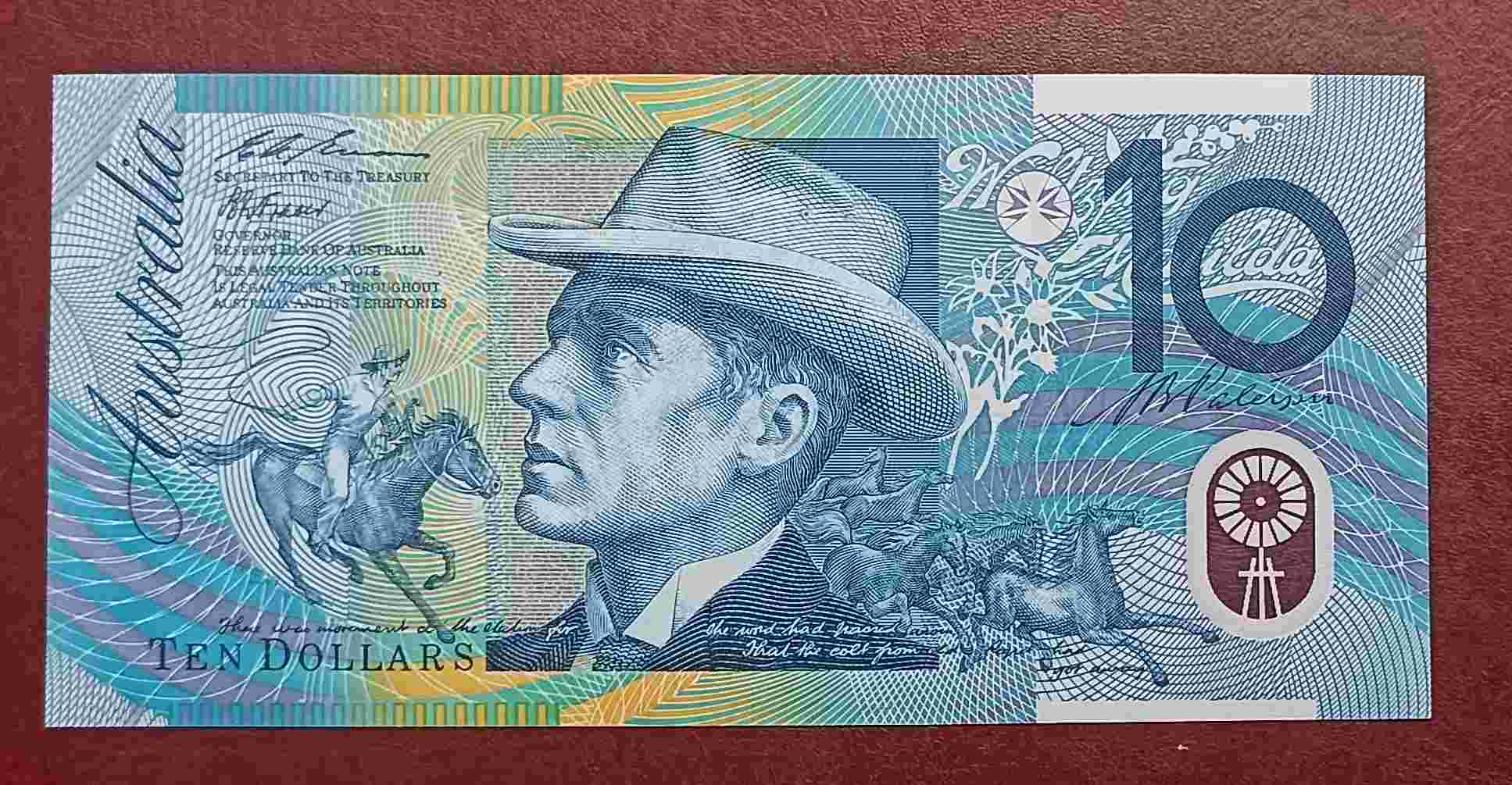 UANG AUSTRALIA POLYMER 10 DOLLARS