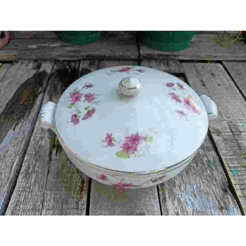 Turen bulat motif seruni