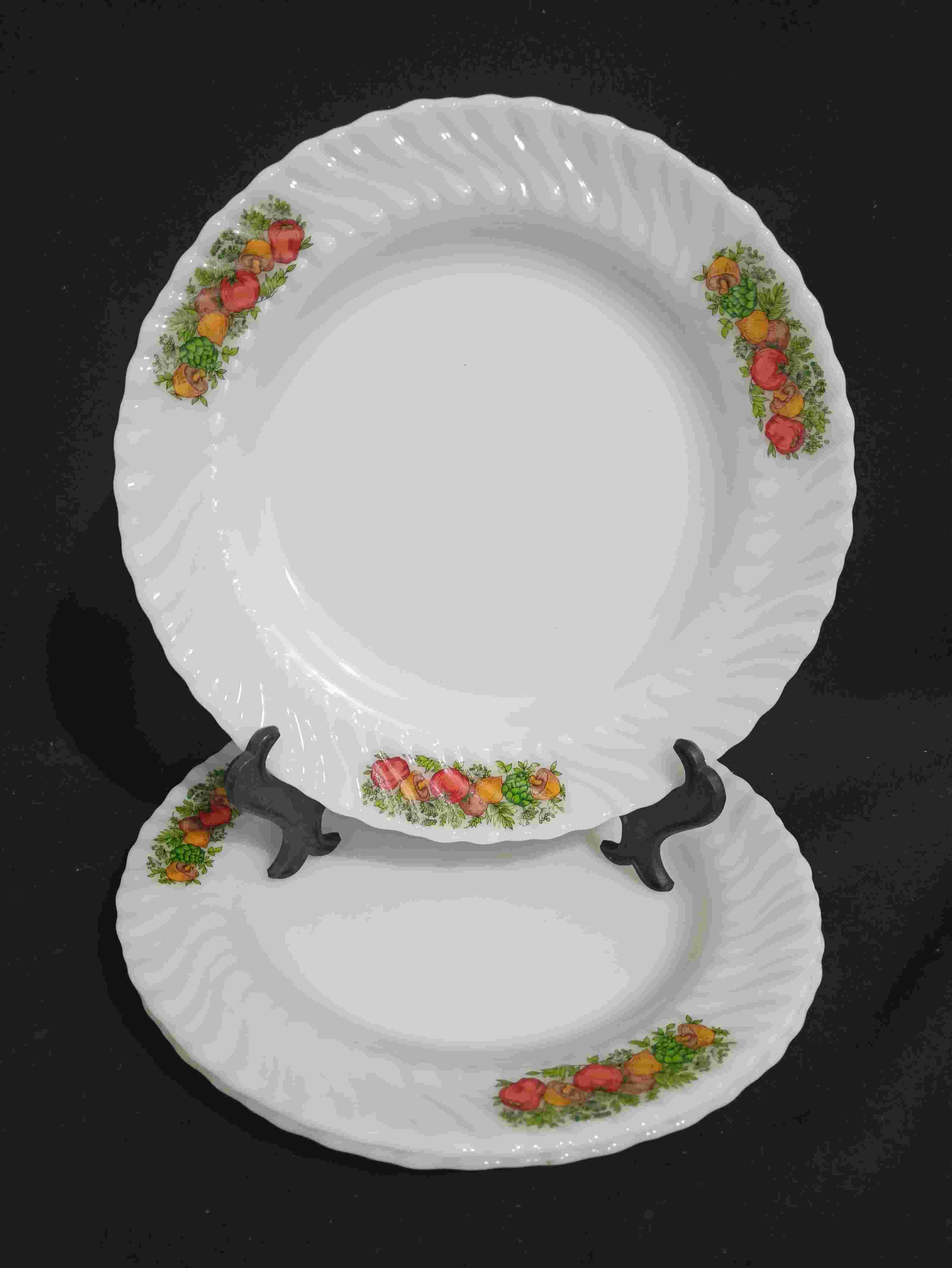 Piring makan jadul indopal motif buah d25,5 (3)