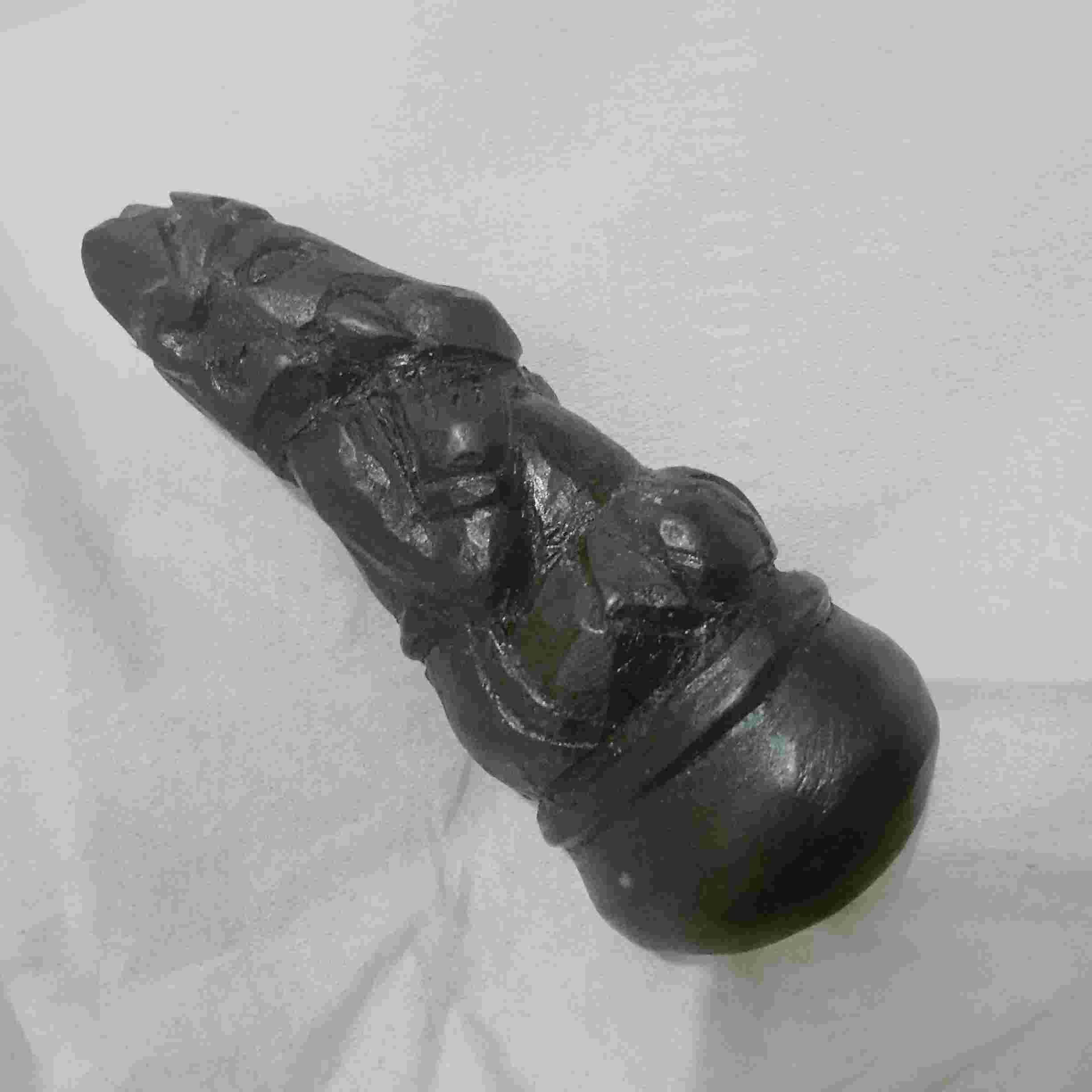 Deder Keris Handel Keris Luar Jawa Sudah Berlubang Bahan Tanduk Ukiran Ganesha 