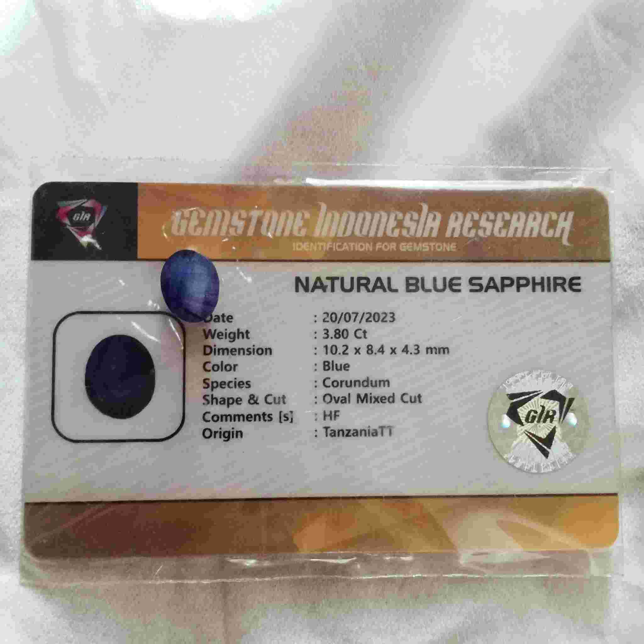 Koleksi Batu Permata Blue Sapphire Blue Safir