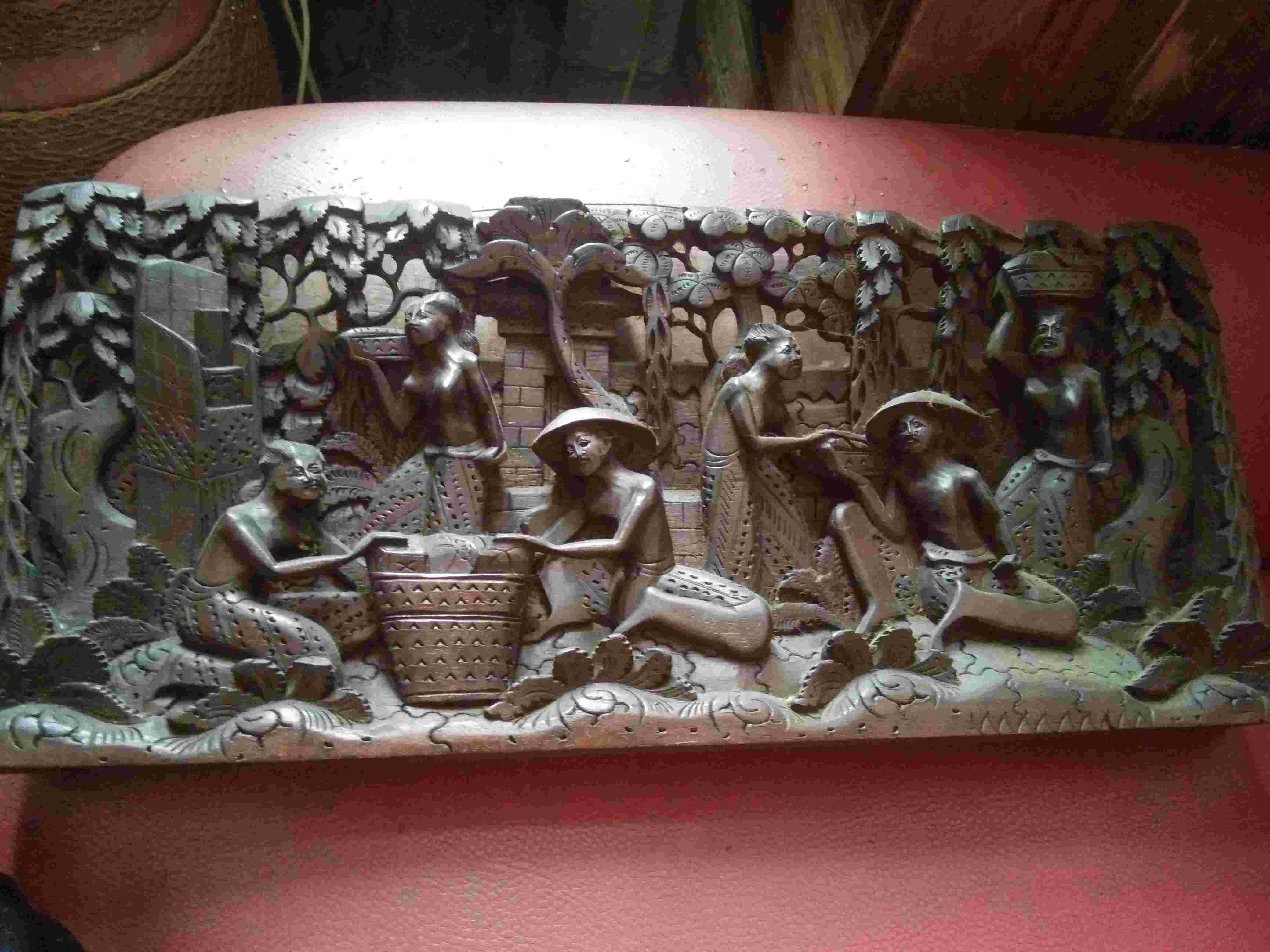 Balinese relief craved